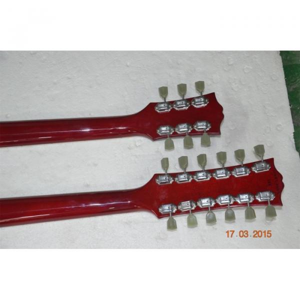 Custom Shop Red Don Felder SG EDS 1275 Double Neck Electric Guitar #4 image