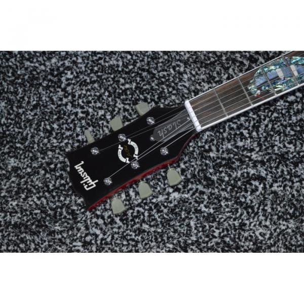 Custom Shop Red Abalone Snakepit Slash Inlay Fretboard Electric Guitar #2 image