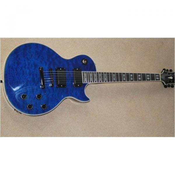 Custom Shop Quilted Blue Maple Top Electric Guitar #1 image