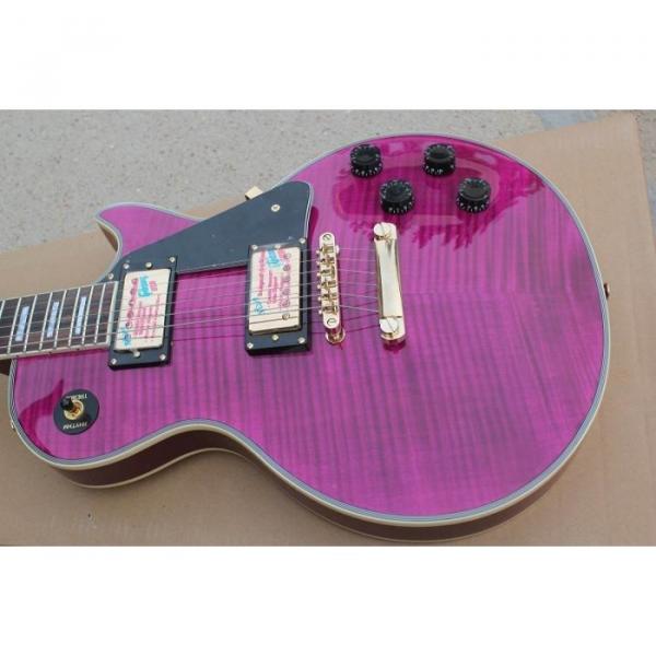 Custom Shop Purple Electric Guitar With Free Hardcase #1 image