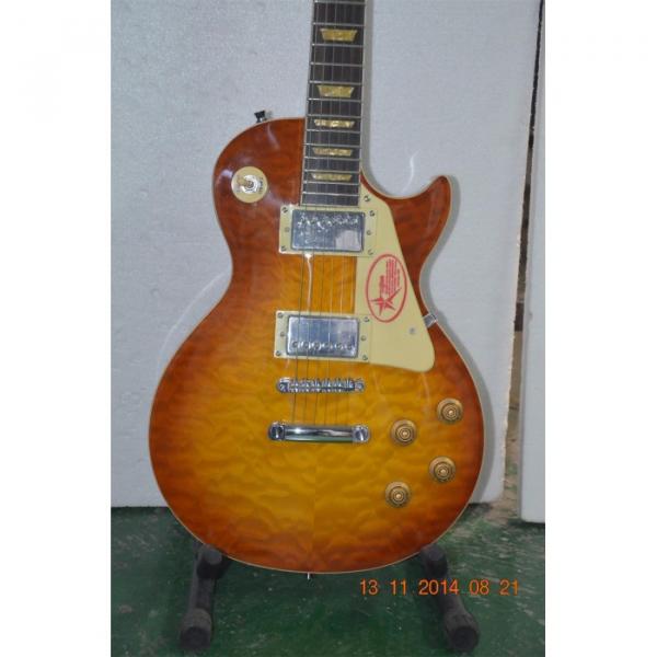 Custom Shop Quilted Maple Top Sunburst Electric Guitar #1 image