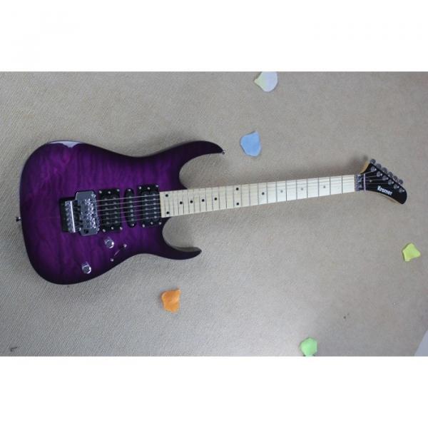 Custom Shop Purple Quilted Maple Top Kramer Electric Guitar #1 image