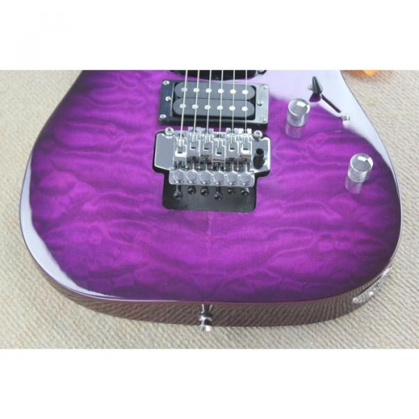 Custom Shop Purple Quilted Maple Top Kramer Electric Guitar #2 image