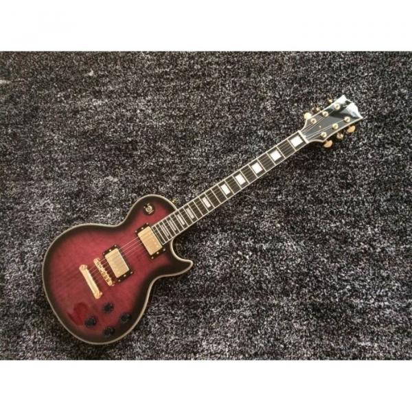 Custom Shop Purple Curly Maple Top Electric Guitar #1 image