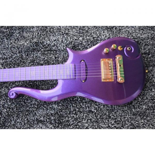 Custom Shop Purple Prince 6 String Cloud Electric Guitar Left/Right Handed Option #1 image