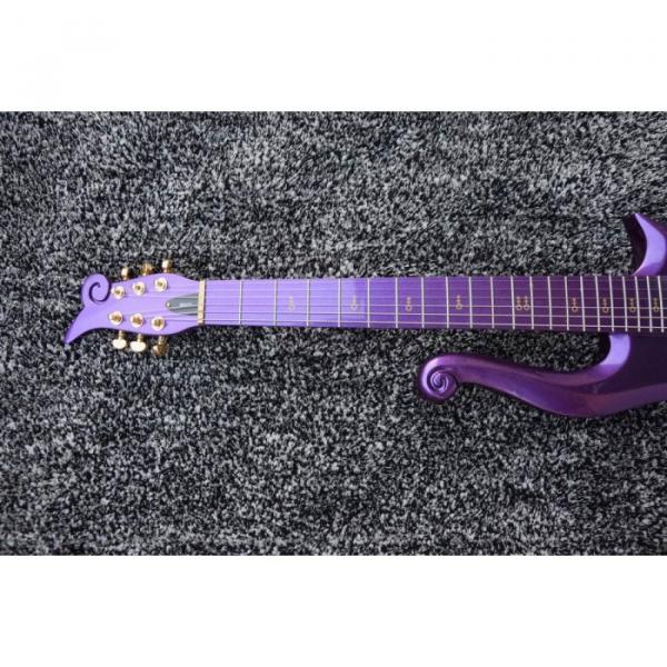 Custom Shop Purple Prince 6 String Cloud Electric Guitar Left/Right Handed Option #2 image