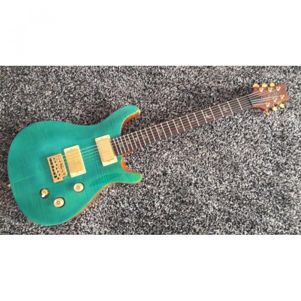 Custom Shop PRS Teal Blue Green Electric Guitar #1 image