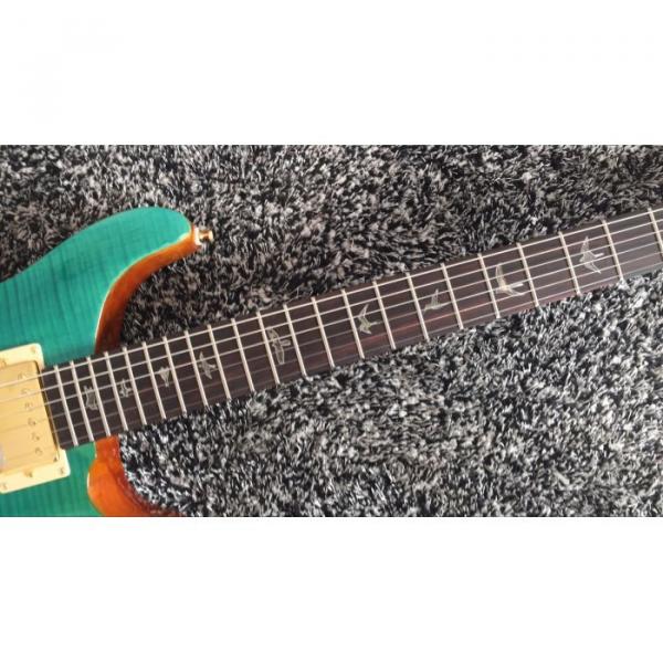 Custom Shop PRS Teal Blue Green Electric Guitar #2 image