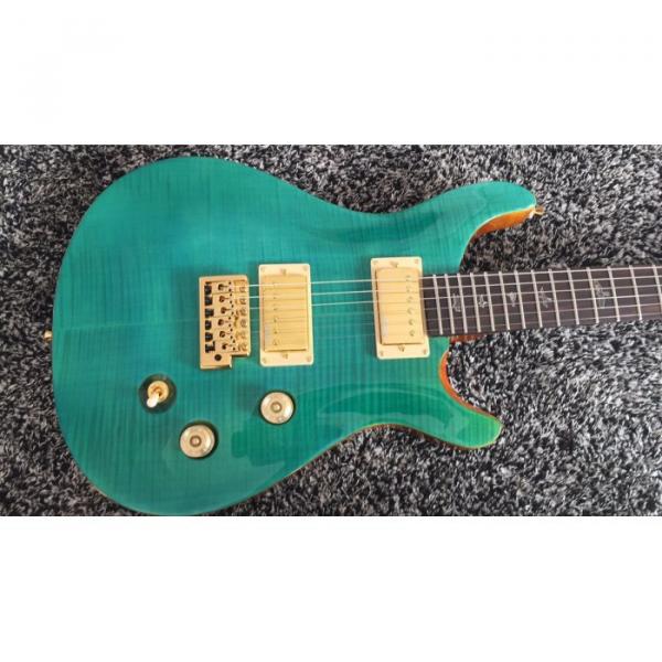 Custom Shop PRS Teal Blue Green Electric Guitar #4 image