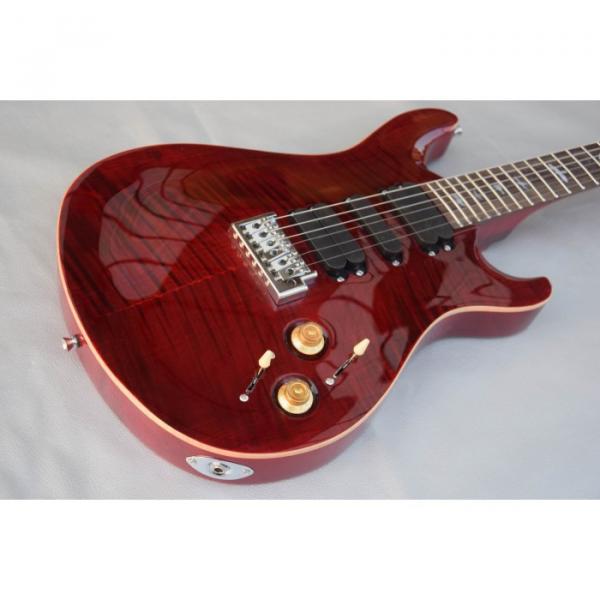 Custom Shop PRS Red Wine Maple Top 3 Pickups Electric Guitar #1 image