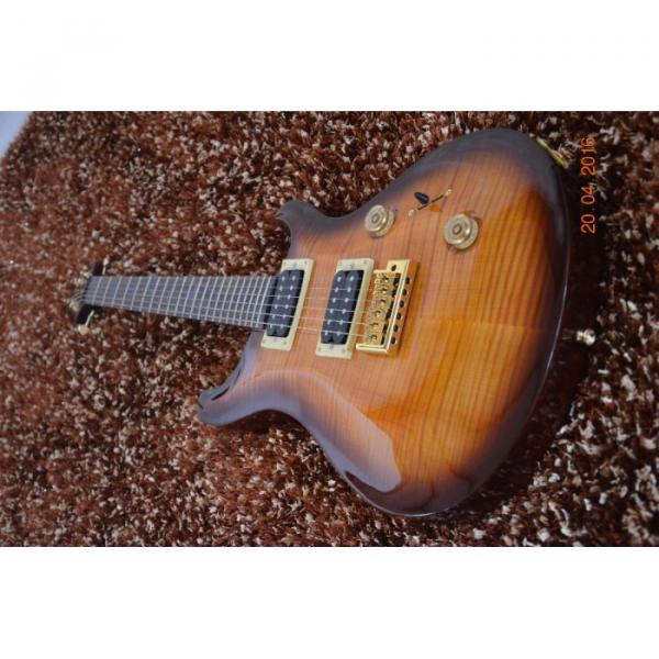 Custom Shop PRS Tobacco Tiger Maple Top 6 String Electric Guitar #4 image
