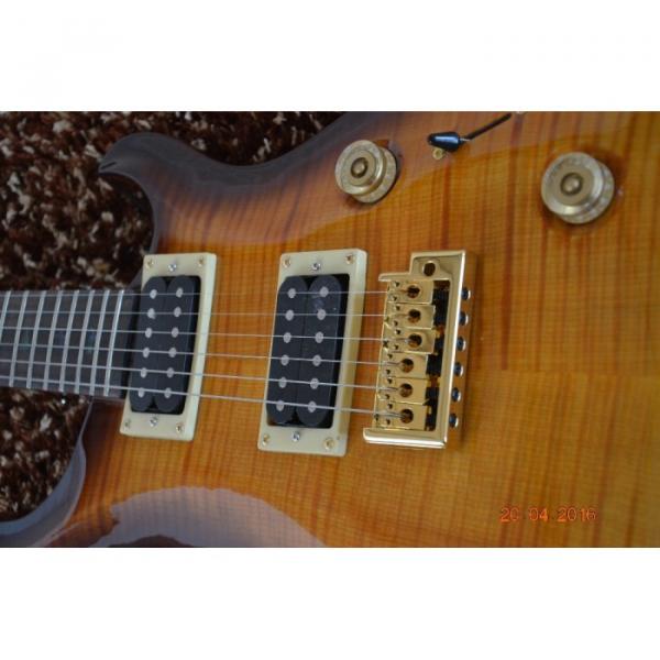Custom Shop PRS Tobacco Tiger Maple Top 6 String Electric Guitar #5 image