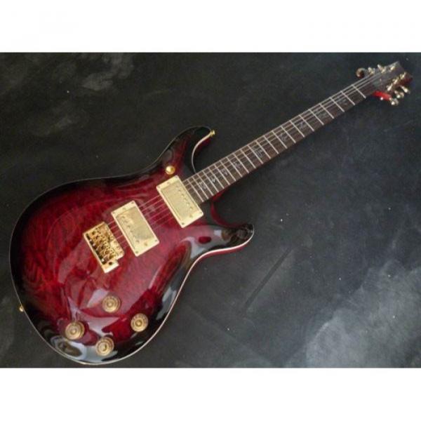 Custom Shop PRS Red Quilted Maple Top Electric Guitar #5 image
