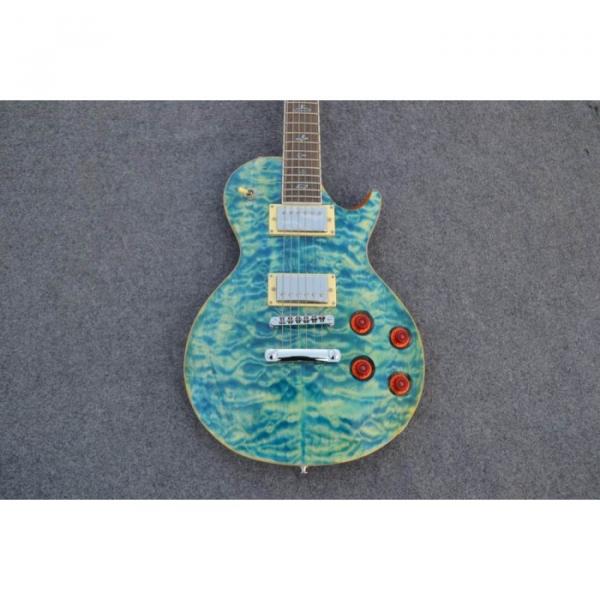 Custom Shop PRS Quilted Maple Teal 22 SE Standard Electric Guitar #1 image