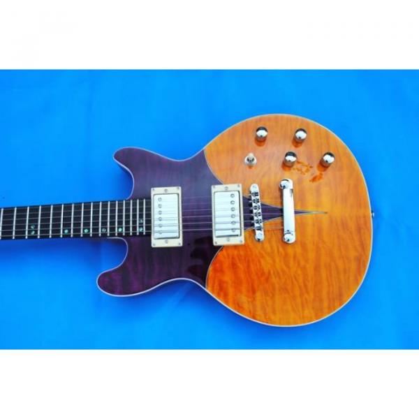 Custom Shop PRS Purple Yellow Tiger Maple Top Electric Guitar #1 image