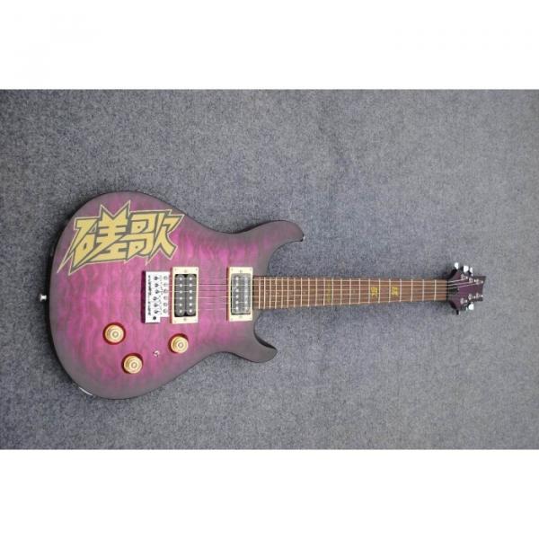 Custom Shop PRS Purple Led Light Fretboard 22 Frets Electric Guitar #1 image