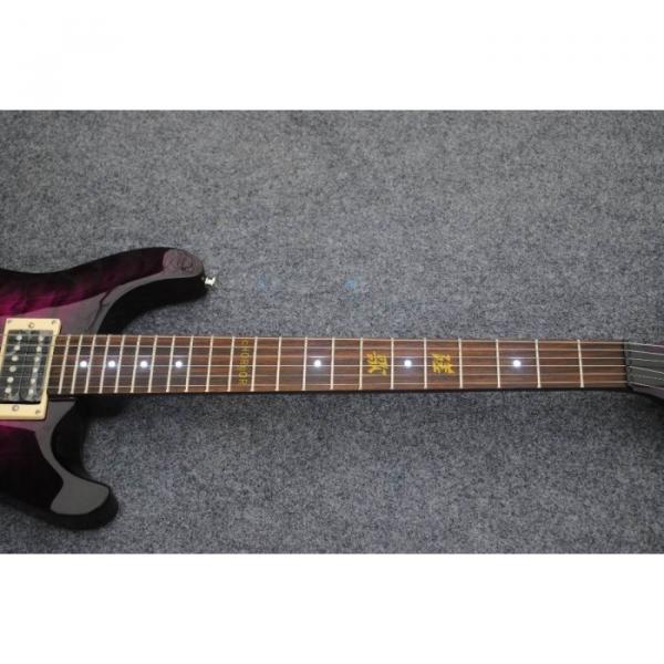 Custom Shop PRS Purple Led Light Fretboard 22 Frets Electric Guitar #5 image