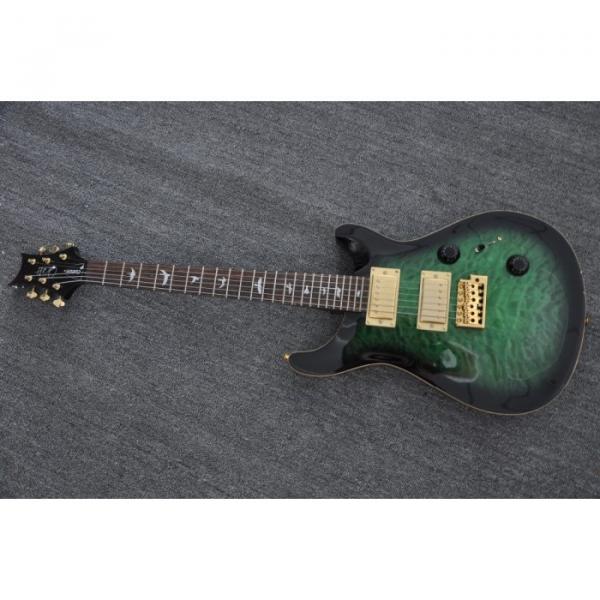 Custom Shop PRS Electric Guitar Green Black Burst #1 image