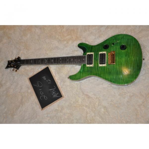 Custom Shop PRS Green Flame Maple Top 30th Electric Guitar #1 image