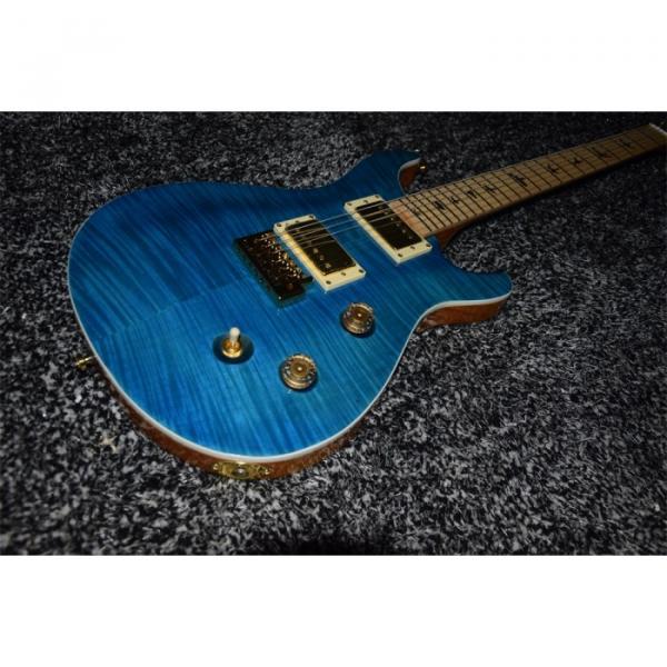 Custom Shop PRS Flame Maple Blue Maple Fretboard Electric Guitar #1 image