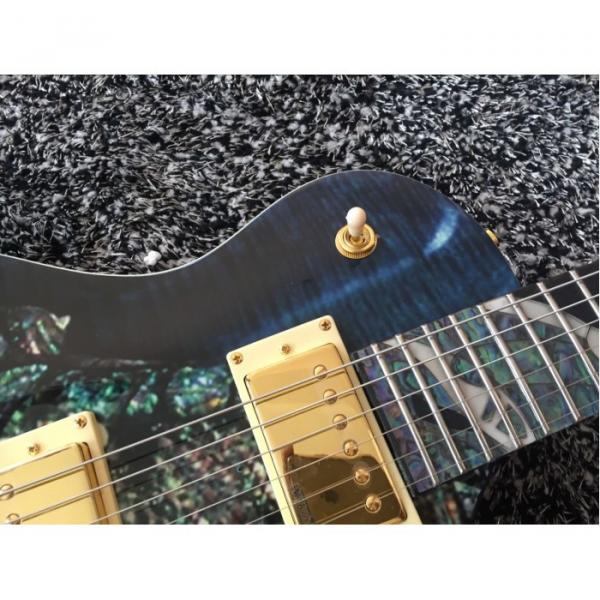 Custom Shop PRS Dragon 22 Frets Whale Blue Electric Guitar Wilkinson #2 image