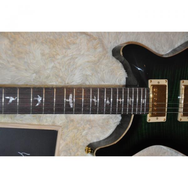 Custom Shop PRS Green Burst Flame Maple Top Electric Guitar #5 image