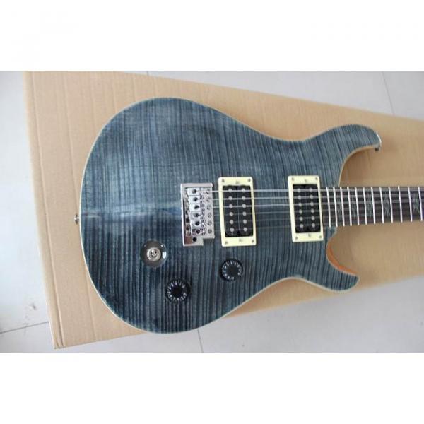 Custom Shop PRS Gray Flame Maple Top Electric Guitar #1 image