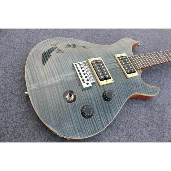 Custom Shop PRS Gray Flame Maple Top Electric Guitar #3 image