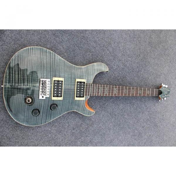 Custom Shop PRS Gray Flame Maple Top Electric Guitar #4 image
