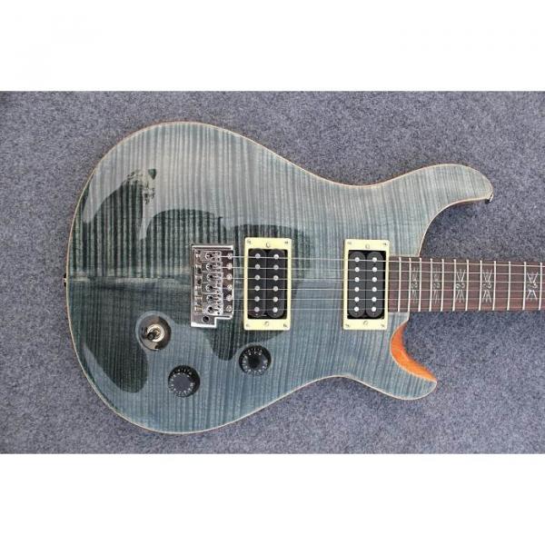 Custom Shop PRS Gray Flame Maple Top Electric Guitar #5 image