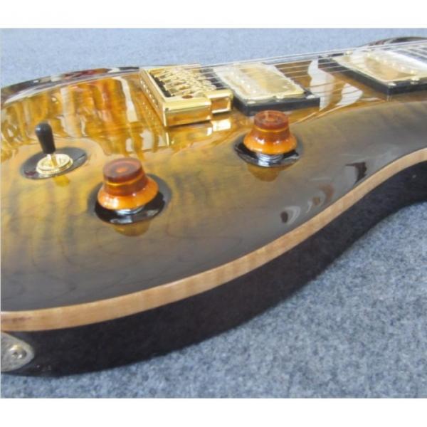 Custom Shop PRS Brown Tiger Electric Guitar Brown Binding #2 image