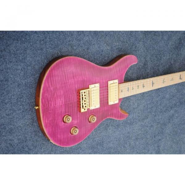 Custom Shop PRS Bonnie Pink Maple Fretboard 24 Frets Electric Guitar #5 image