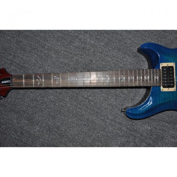 Custom Shop PRS Blue Tiger Maple Top 6 String Electric Guitar #5 image