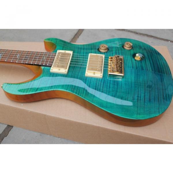 Custom Shop PRS Blue Green Electric Guitar #1 image