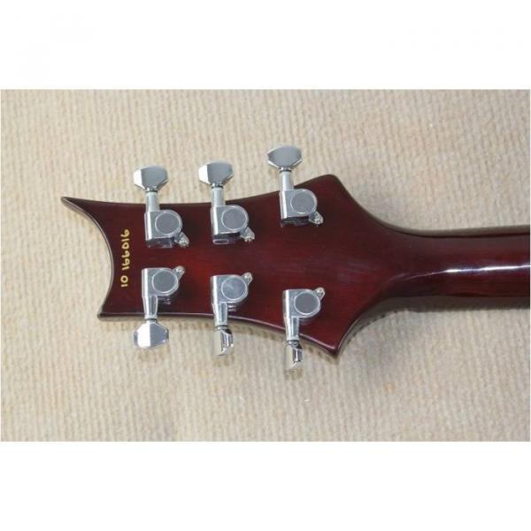 Custom Shop PRS Burgundy Flame Maple Top 24 Frets Electric Guitar #2 image