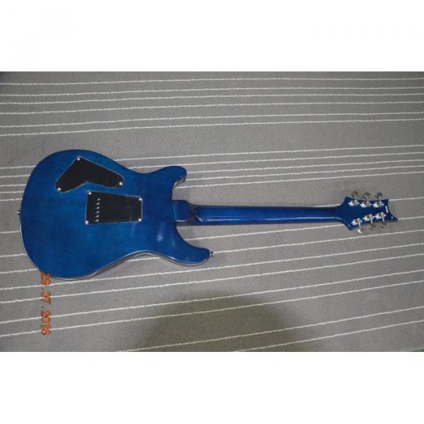 Custom Shop PRS Blue Flame Maple Top 24 Frets Electric Guitar #4 image