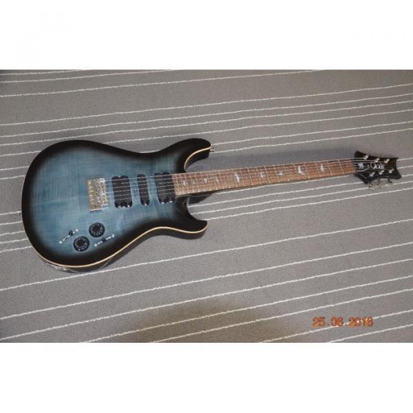 Custom Shop PRS Black Burst Blue Top 22 Frets Electric Guitar #1 image