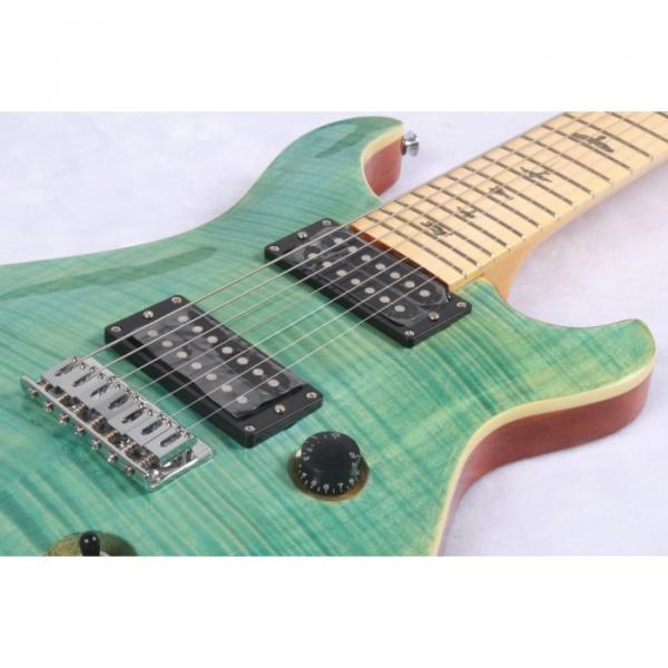 Custom Shop PRS 7 String Green Flame Maple Top Electric Guitar #2 image