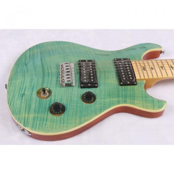 Custom Shop PRS 7 String Green Flame Maple Top Electric Guitar #3 image