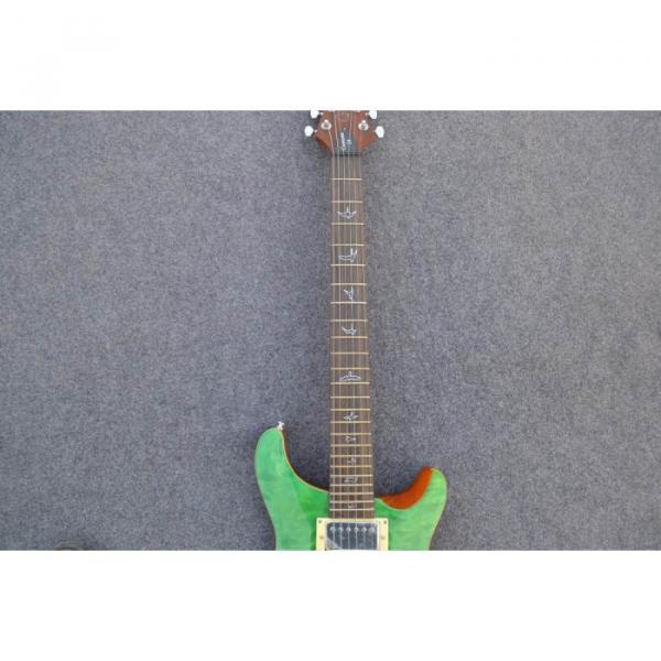 Custom Shop PRS 24 Quilted Maple Top Emerald Green Electric Guitar #4 image