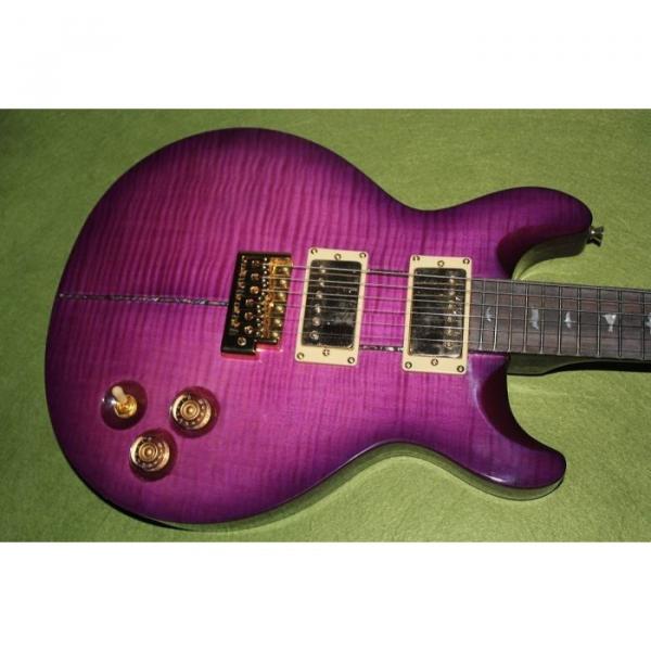 Custom Shop Paul Reed Smith Purple Santana Electric Guitar #1 image
