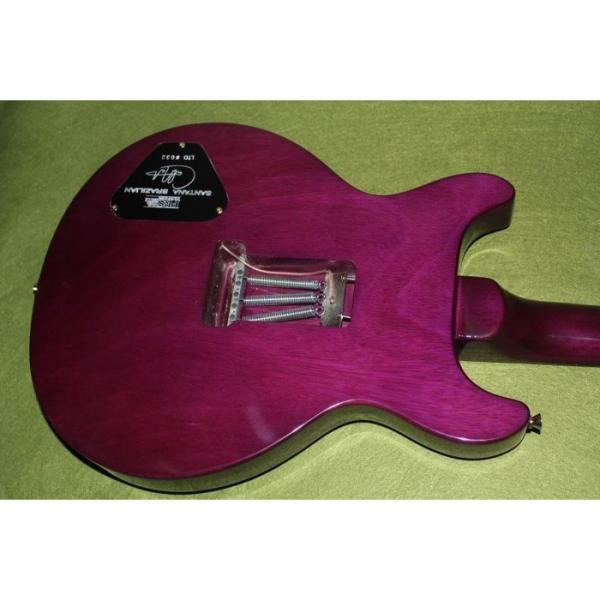 Custom Shop Paul Reed Smith Purple Santana Electric Guitar #2 image