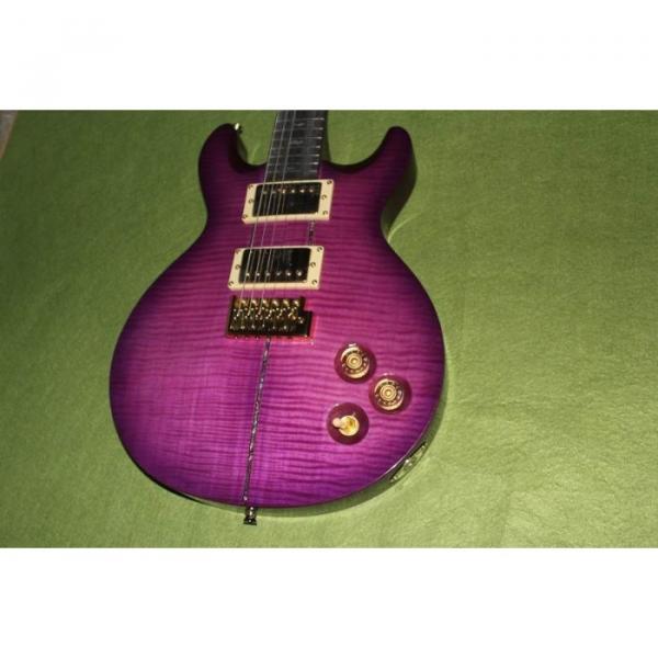 Custom Shop Paul Reed Smith Purple Santana Electric Guitar #5 image