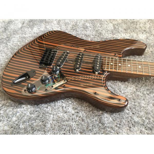 Custom Shop Orford Cedar Stratocaster Zebra Body and Neck Electric Guitar #1 image