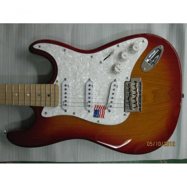 Custom Shop Orford Cedar Fender Stratocaster Cherry Electric Guitar #1 image