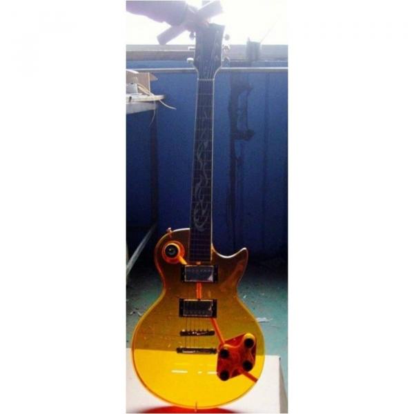 Custom Shop Orange Plexiglass Acrylic Electric Guitar #4 image