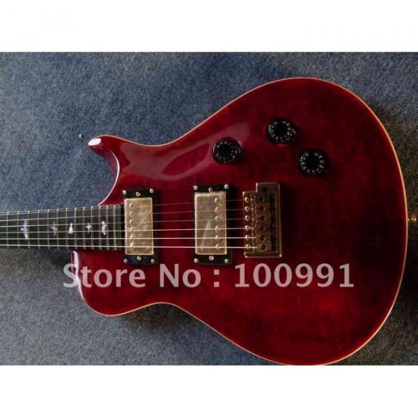 Custom Shop Paul Reed Smith Dark Red Electric Guitar #1 image