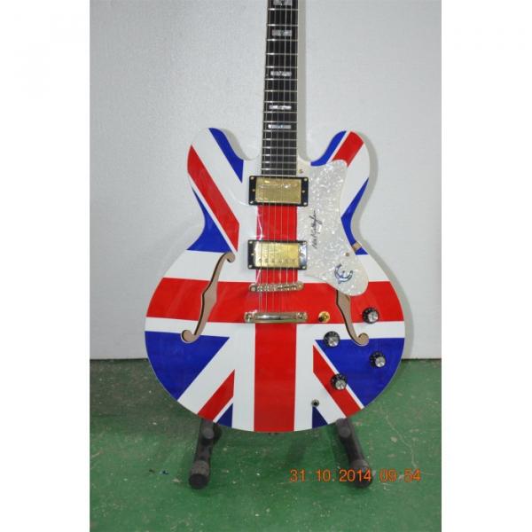 Custom Shop Noel Gallagher British Flag Electric Guitar #1 image