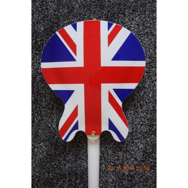 Custom Shop Noel Gallagher British Flag 6 String Electric Guitar #3 image