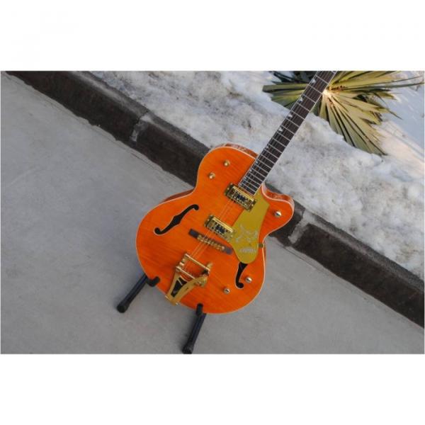 Custom Shop Nashville Gretsch Orange Falcon Electric Guitar #1 image